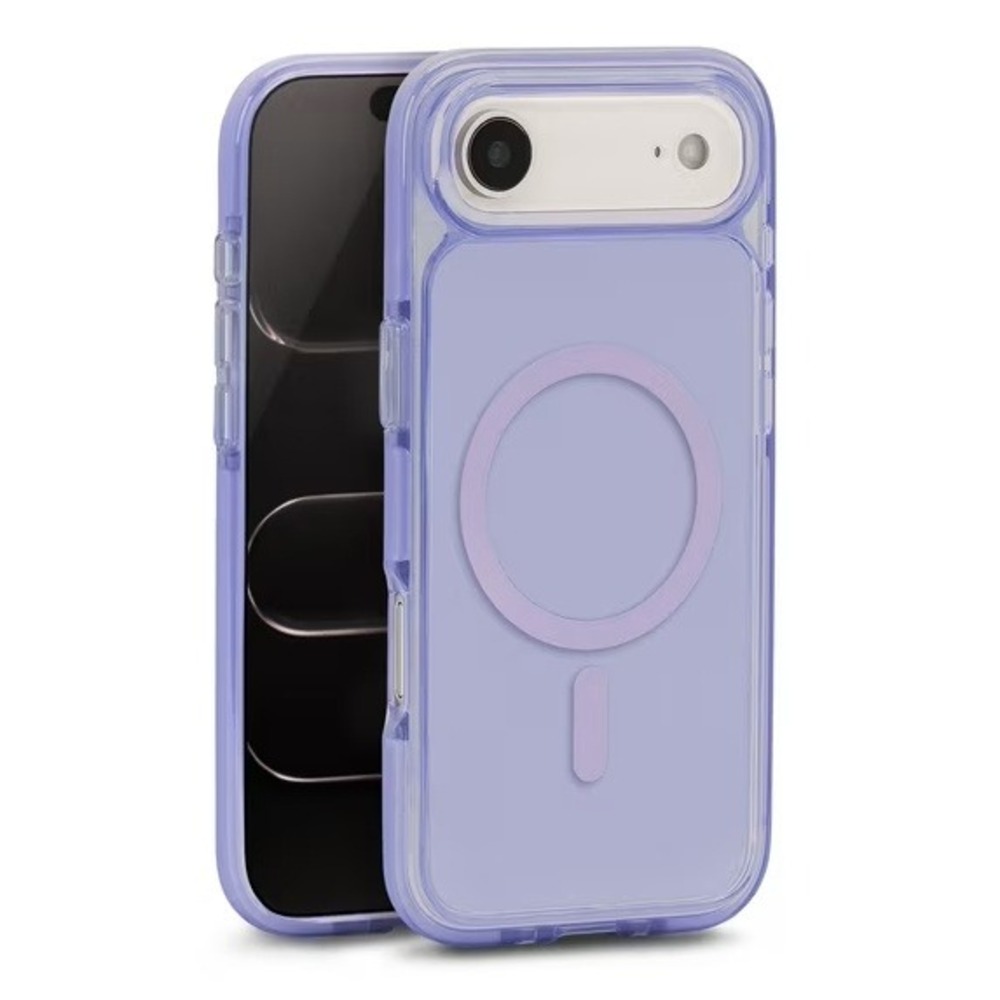 iHome VELO Case for iPhone 17 Air Purple MagSafe Clear Protective Cover NIB